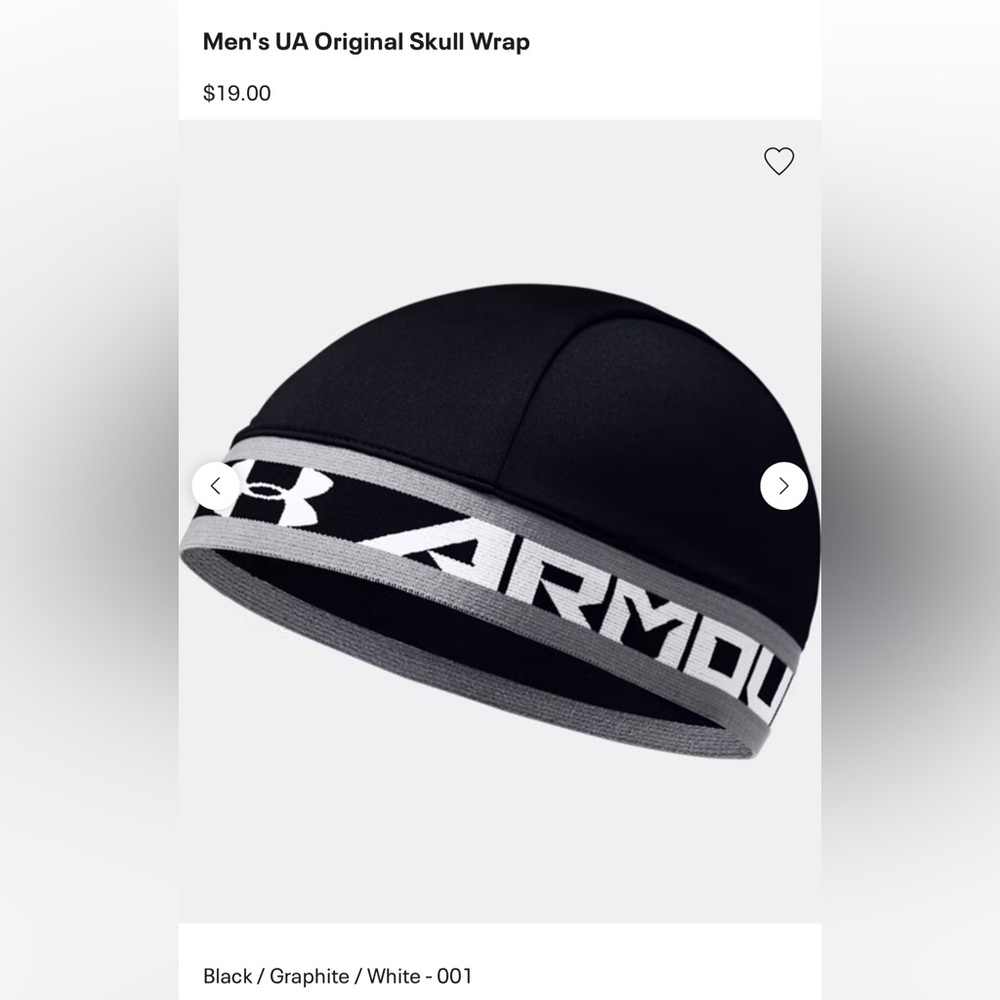 Men’s Under Armour skull cap - one size